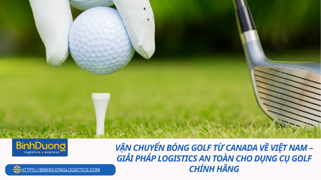 Vận chuyển bóng golf từ Canada về Việt Nam – Giải pháp logistics an toàn cho dụng cụ golf chính hãng