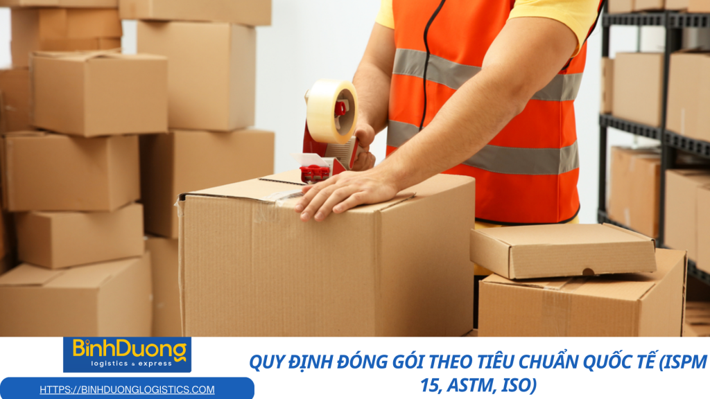 Quy định đóng gói theo tiêu chuẩn quốc tế (ISPM 15, ASTM, ISO)