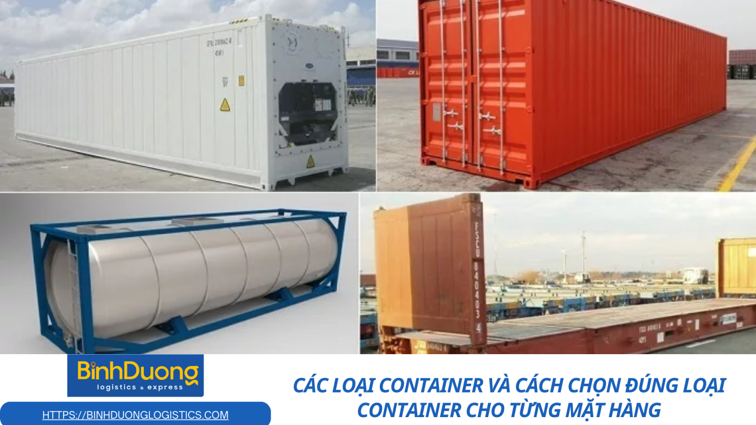 Các loại container và cách chọn đúng loại container cho từng mặt hàng ...