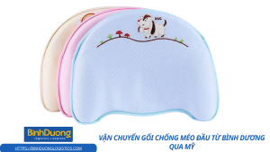 Vận chuyển gối chống méo đầu từ Bình Dương đi Mỹ