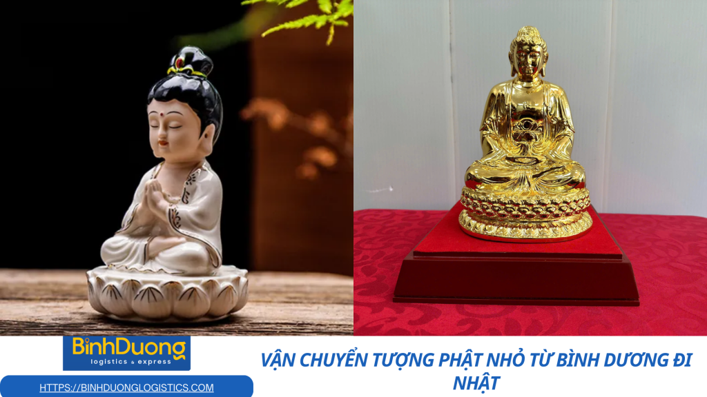 Vận chuyển tượng Phật nhỏ từ Bình Dương đi Nhật