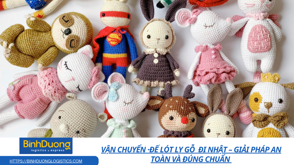 Vận chuyển thú len móc amigurumi từ Việt Nam đi Mỹ