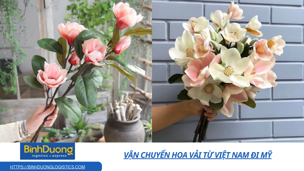 Vận chuyển hoa vải từ Việt Nam đi Mỹ