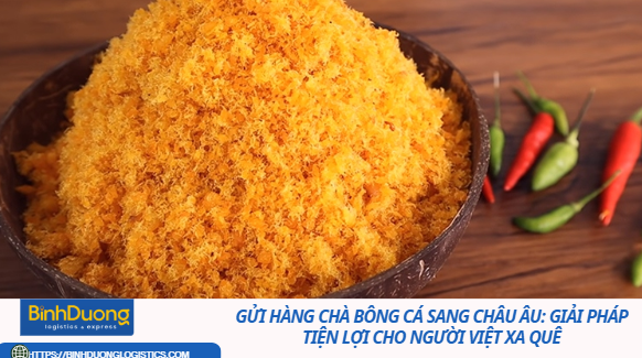 Gửi Hàng Chà Bông Cá Sang Châu Âu: Giải Pháp Tiện Lợi Cho Người Việt Xa Quê