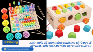 Nhập khẩu đồ chơi thông minh cho bé từ Đức về Việt Nam – Giải pháp an toàn, đạt chuẩn châu Âu
