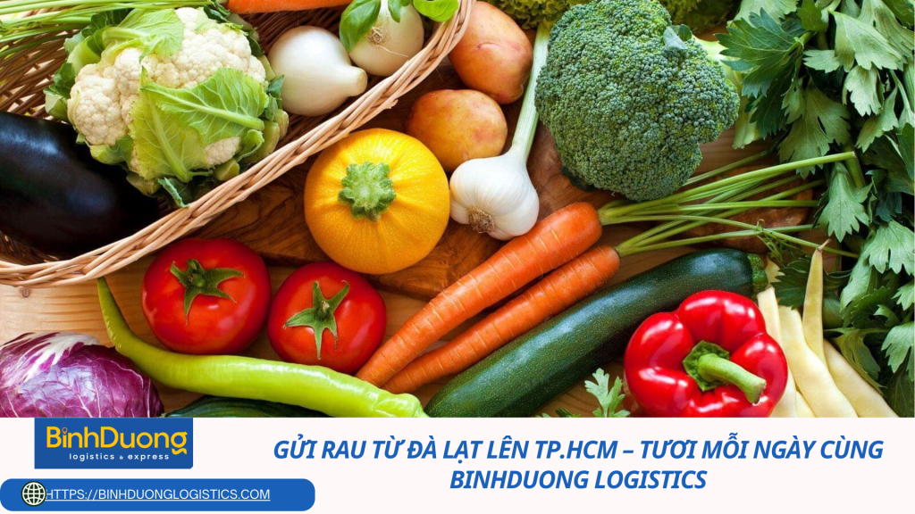 Gửi Rau Từ Đà Lạt Lên TP.HCM – Tươi Mỗi Ngày Cùng BinhDuong Logistics