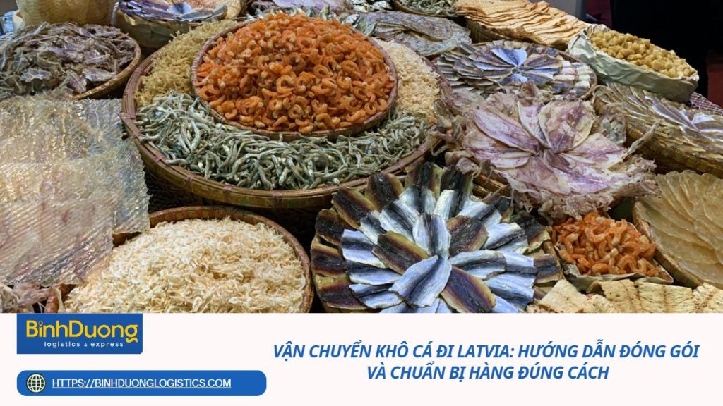 Vận chuyển khô cá đi Latvia: Hướng dẫn đóng gói và chuẩn bị hàng đúng cách