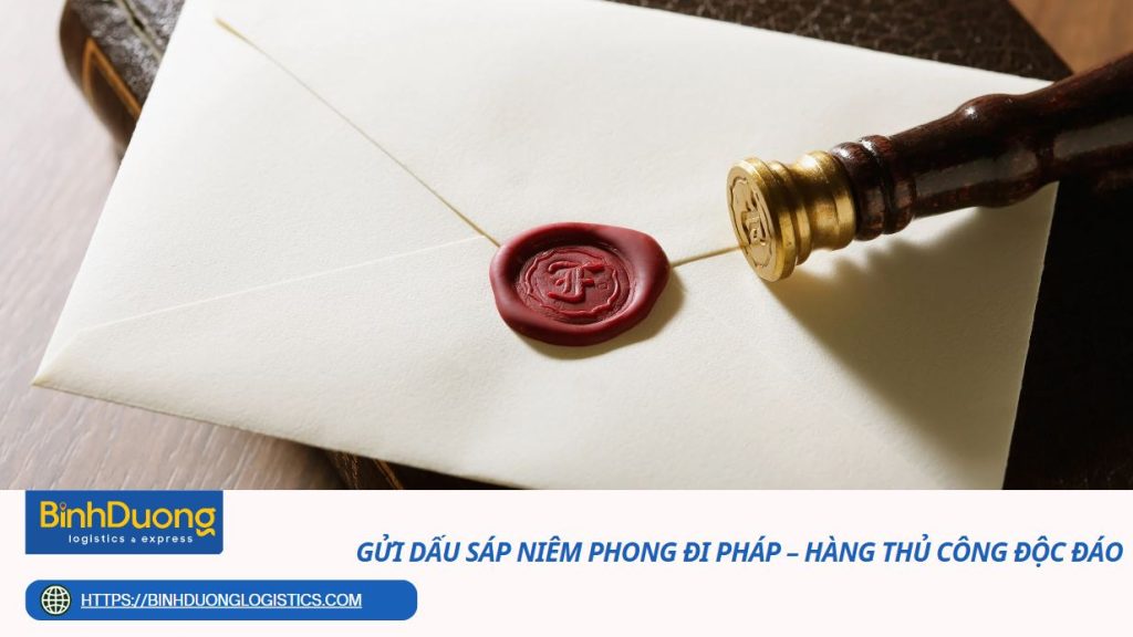 Gửi dấu sáp niêm phong đi Pháp – Hàng thủ công độc đáo