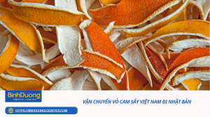 Vận chuyển vỏ cam sấy Việt Nam đi Nhật Bản