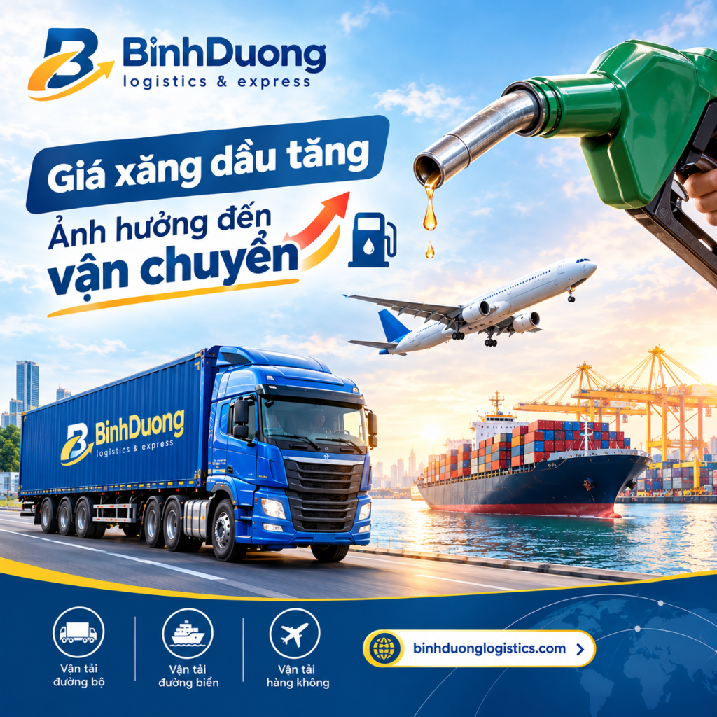 Giá xăng dầu tăng ảnh hưởng như thế nào đến hoạt động vận chuyển hàng hóa?