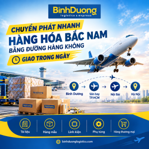 Chuyển phát nhanh hàng hóa Bắc Nam bằng đường hàng không trong ngày