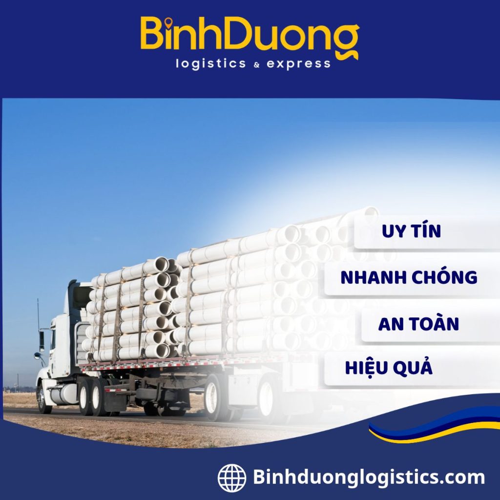 Vận chuyển ống nhựa và phụ kiện đi các tỉnh