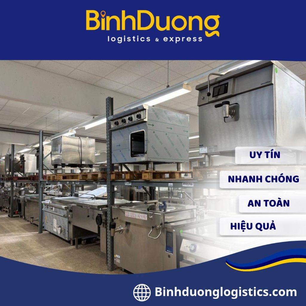Vận chuyển thiết bị bếp công nghiệp từ Bình Dương đi Bình Thuận
