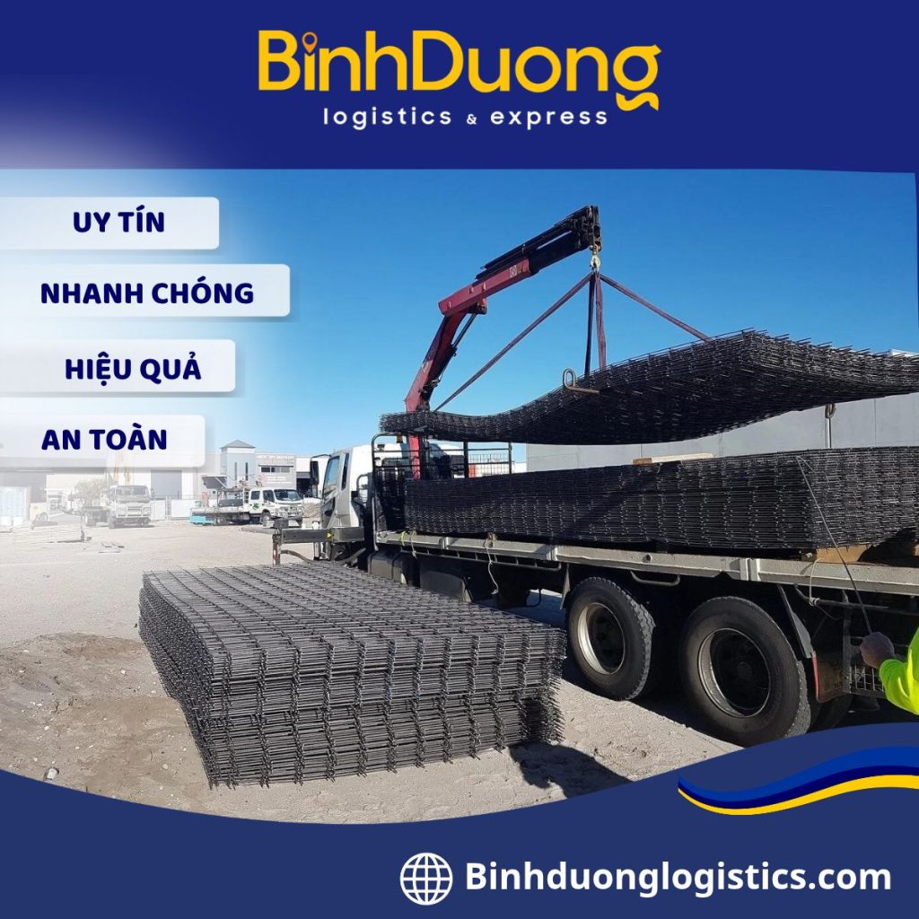 Vận chuyển lưới thép hàn từ Bình Dương đi Quảng Ngãi: Cách bó kiện an toàn