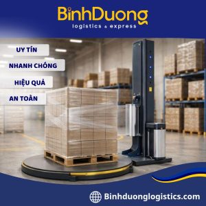 Cách quấn màng PE pallet hàng hóa để hạn chế đổ vỡ khi vận chuyển