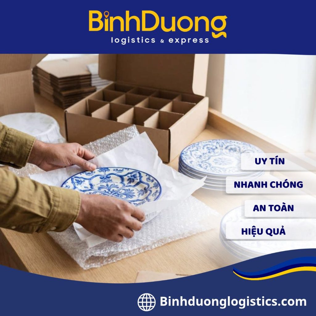 Đưa gốm sứ từ Bình Dương ra Đà Nẵng: Những yếu tố cần tính trước khi gửi hàng