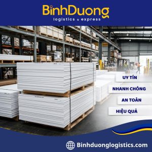 Vận chuyển tấm nhựa PVC từ Bình Dương đi Hà Nội: Lưu ý khi xếp hàng