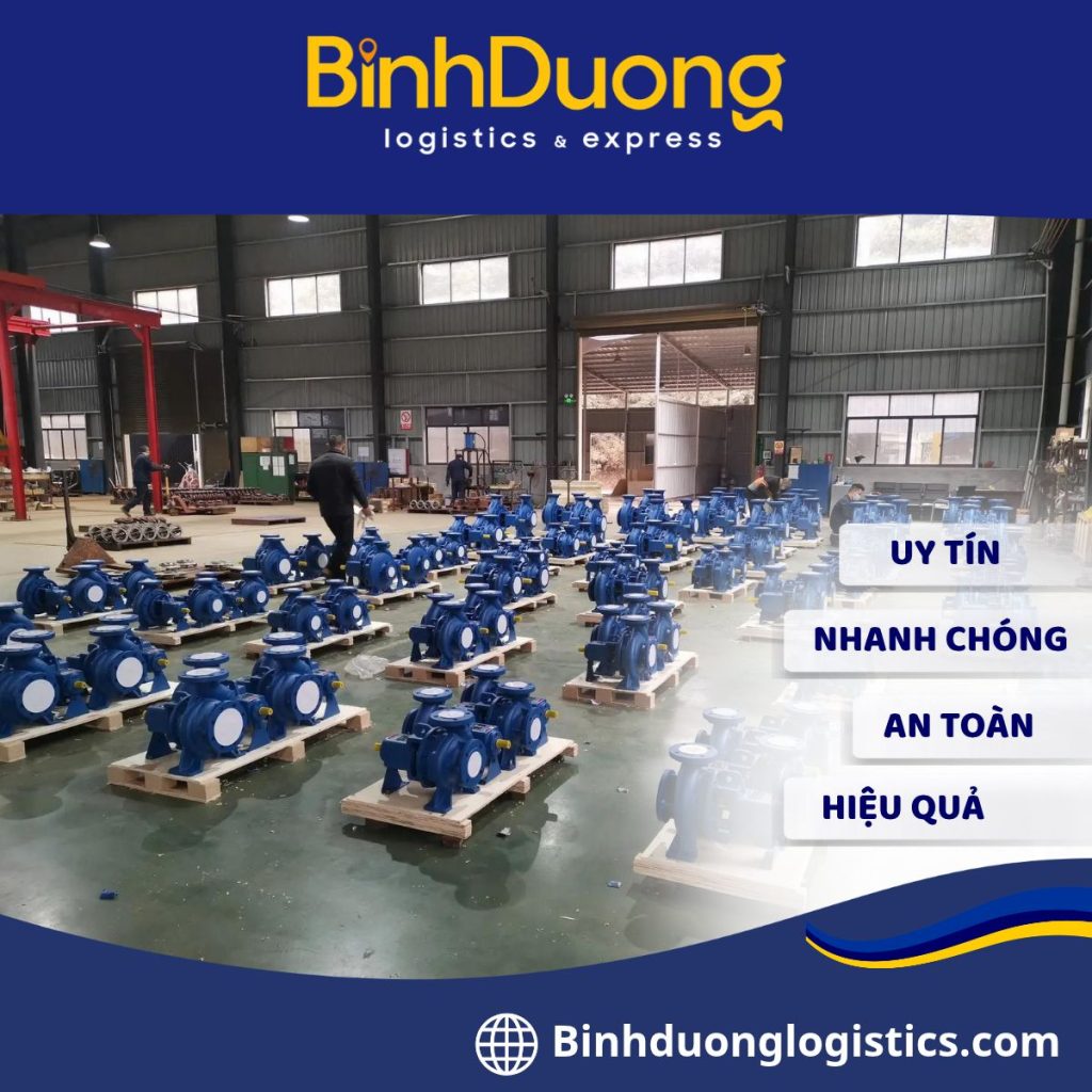 Vận chuyển máy bơm nước từ Bình Dương đi Cà Mau