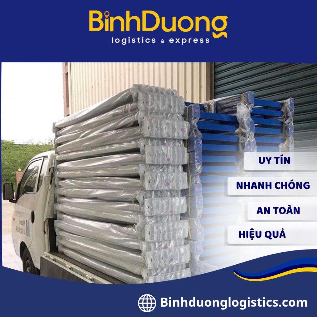Vận chuyển kệ trưng bày hàng hóa từ Bình Dương đi Hải Phòng