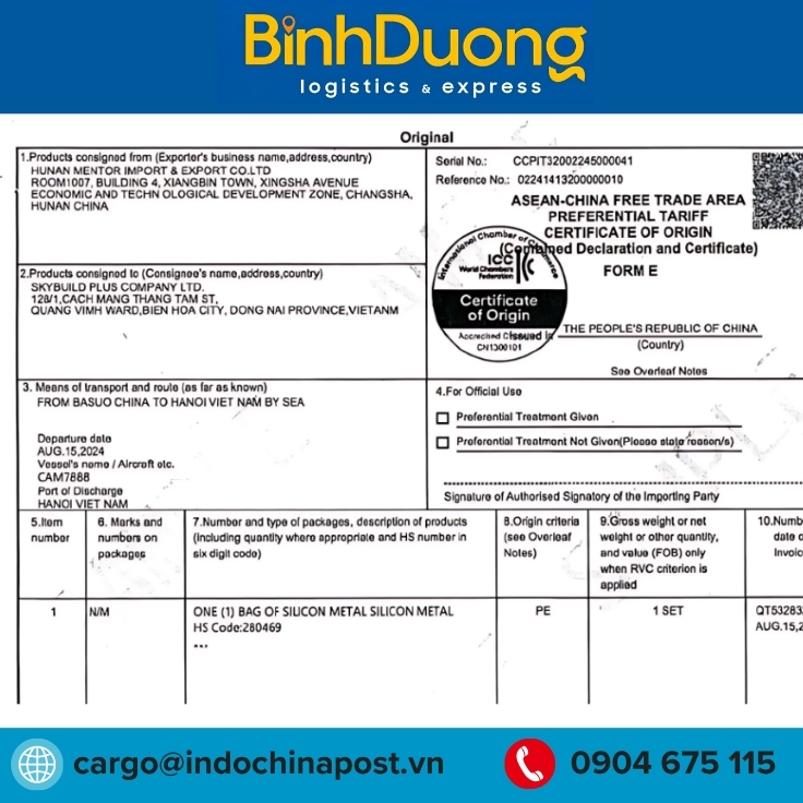Xuất khẩu sợi polyester, sợi tổng hợp phục vụ ngành dệt may từ Bình Dương sang Đài Loan