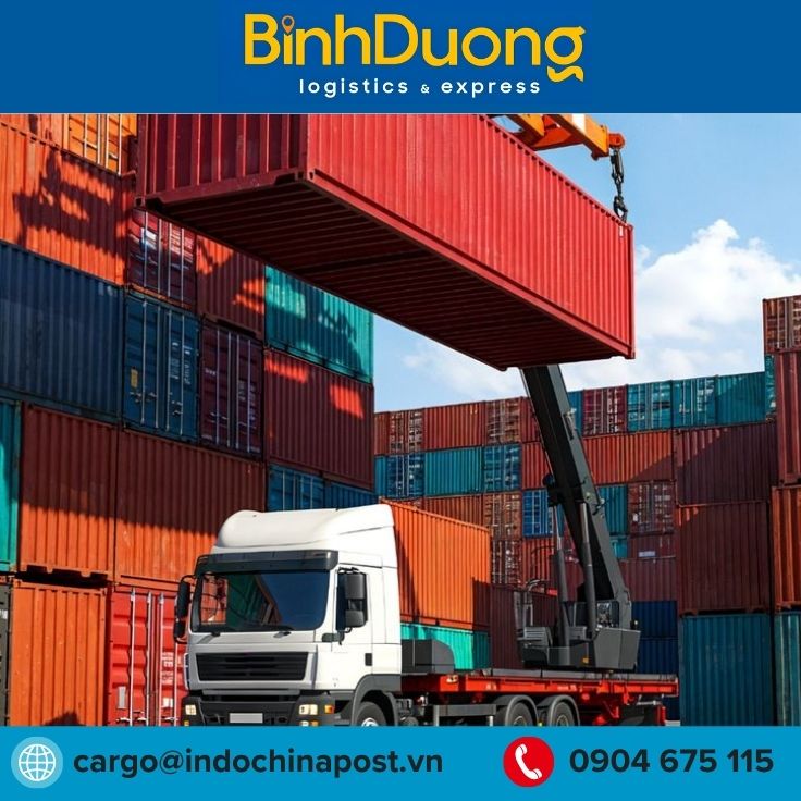 Kéo container từ các cảng ở Thành phố Hồ Chí Minh đi các tỉnh phía Bắc