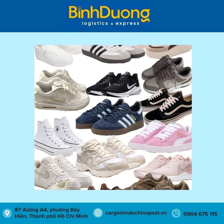 Vận chuyển giày dép các loại sang Pháp bằng đường biển nguyên container