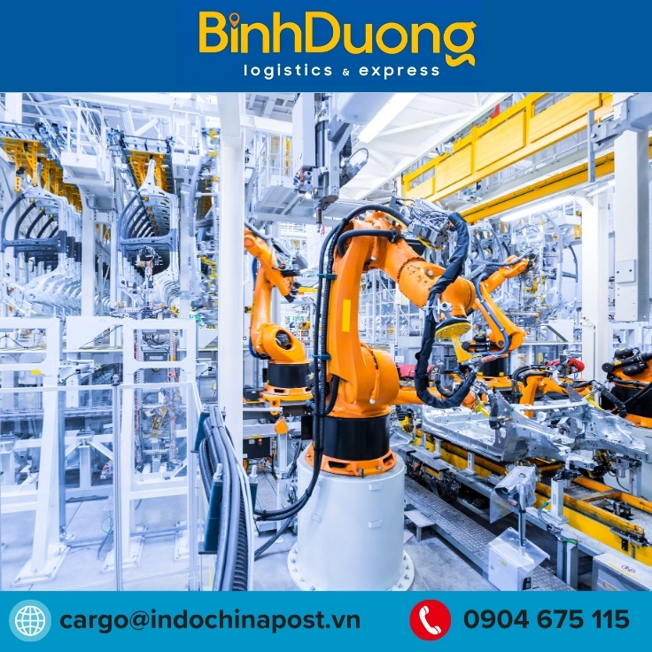 Máy móc, linh kiện nhập khẩu từ Cát Lái về KCN Sóng Thần