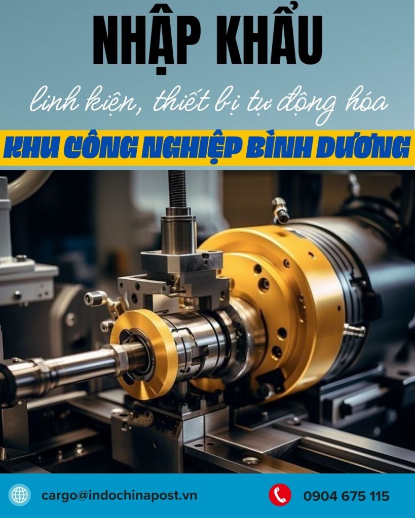 Nhận vận chuyển linh kiện điện tử, thiết bị tự động hóa nhập khẩu về các khu công nghiệp Bình Dương
