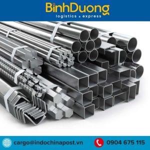 Nhập khẩu sắt thép làm nguyên liệu sản xuất, gia công từ cảng về các khu công nghiệp tại Bình Dương