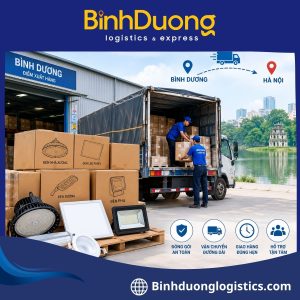 Vận chuyển đèn chiếu sáng từ Bình Dương đi Hà Nội