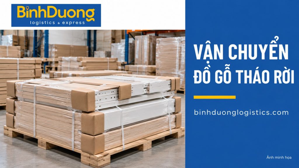 Vận chuyển đồ gỗ tháo rời từ Bình Dương – ảnh minh họa